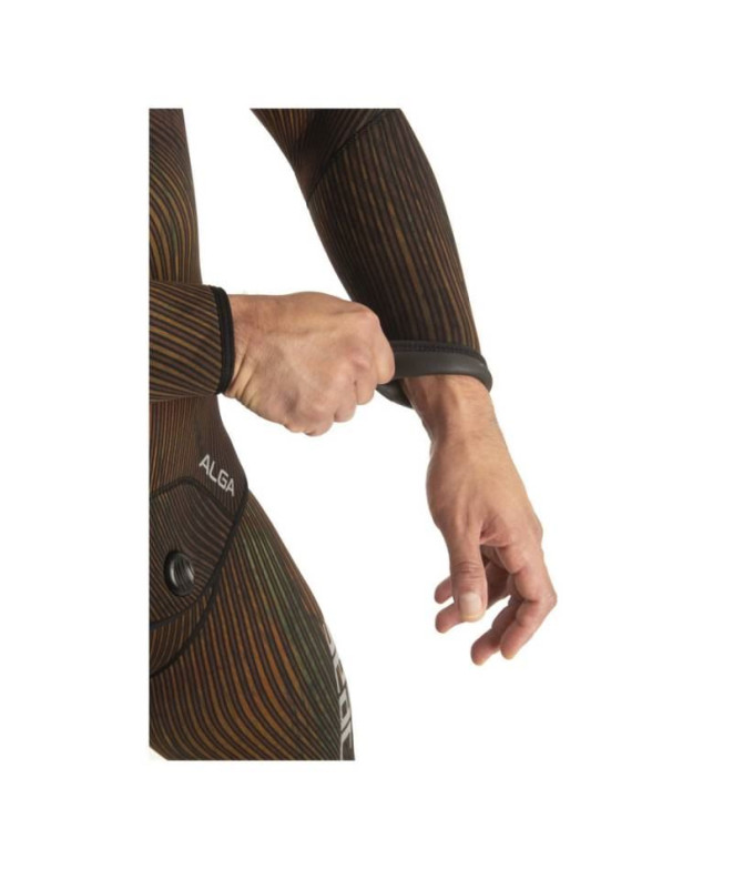 Veste Alga Seac Marron Homme 3 Mm