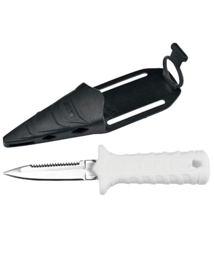 Couteau Plongée de Seac Samurai Evo White Couteau Plongée de Seac Samurai Evo White