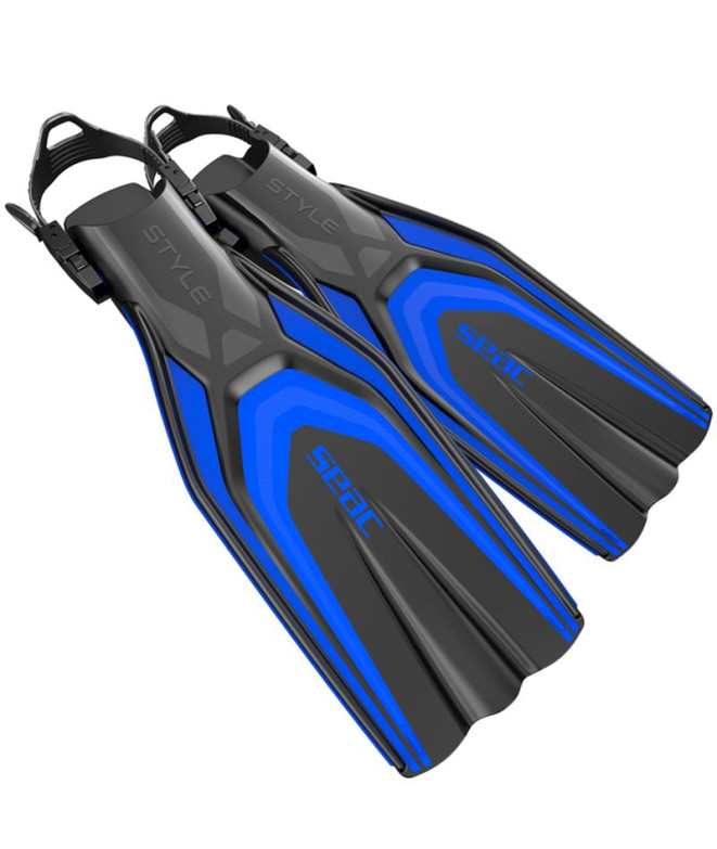 Barbatanas mergulho by Seac Style Sling Strap Azul