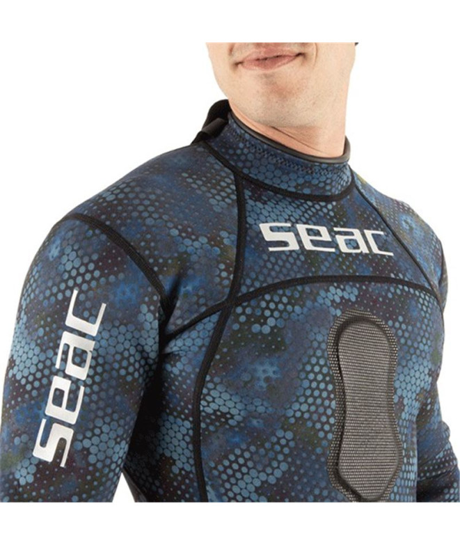 Traje de Pesca submarina Seac Blue Sea Man 1,5 Mm