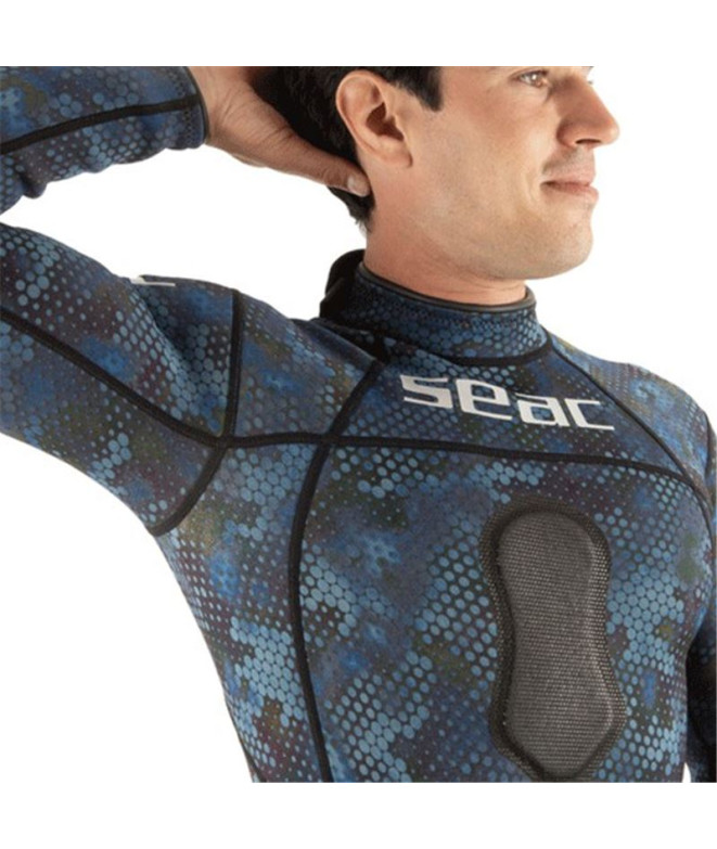Traje de Pesca submarina Seac Blue Sea Man 1,5 Mm