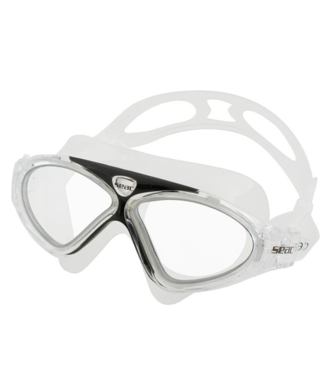 Piscine Lunettes de protection Seac Vision Hd Noir/Transparent