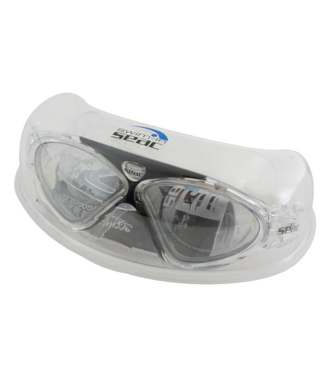 Gafas de natación Seac Vision Hd Negro/Transparent