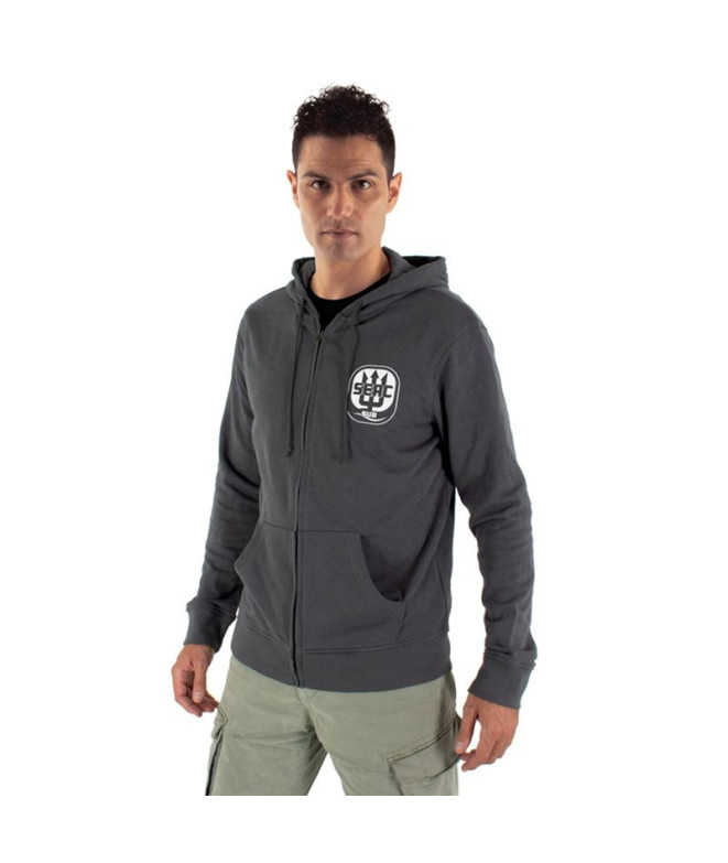 Sudadera Con Capucha Seac Hombre Antracita
