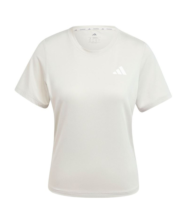Camiseta adidas We 3Bandas Crew  Mujer Blanco