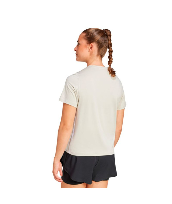 Camiseta adidas We 3Bandas Crew  Mujer Blanco