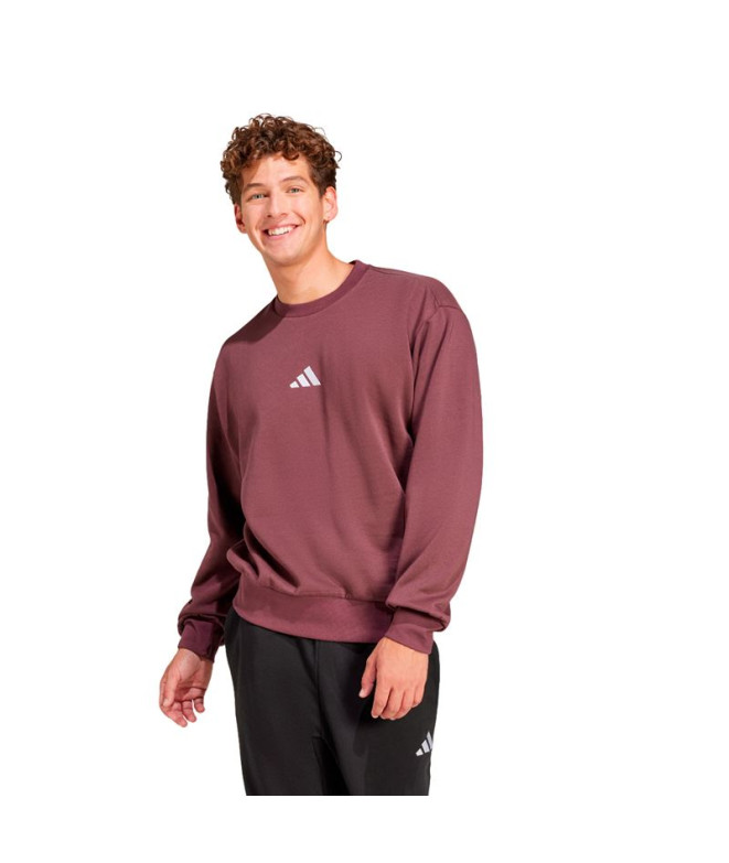 Moletom adidas Homem Feelcozy Swt Rubaur/Branco