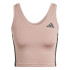 Camiseta Fitness adidas Mulher from We 3Bandas Crop Tank Rosa/Preto