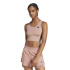 Camiseta Fitness adidas Mulher from We 3Bandas Crop Tank Rosa/Preto