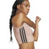 Camiseta Fitness adidas Mulher from We 3Bandas Crop Tank Rosa/Preto