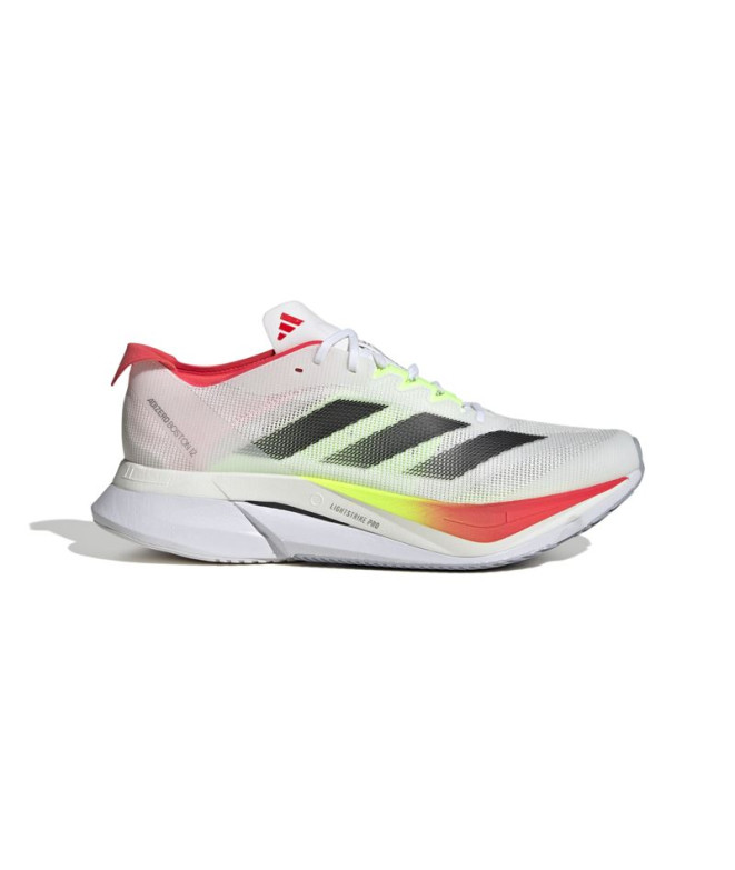 Chaussures Running adidas Homme de Adizero Boston 12 Blanc/Noir