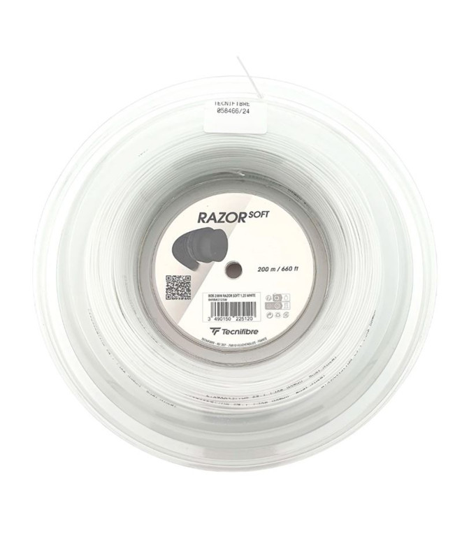 Cordage Tecnifibre Bob 200M Razor Soft 1,25 Blanc