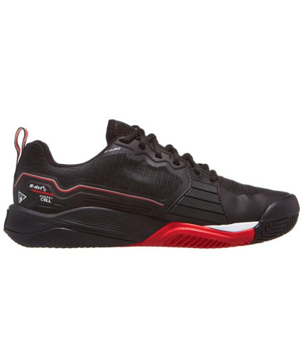 Zapatillas de Tenis Wilson Rush Pro 4.5 Clay Negro/Rojo...