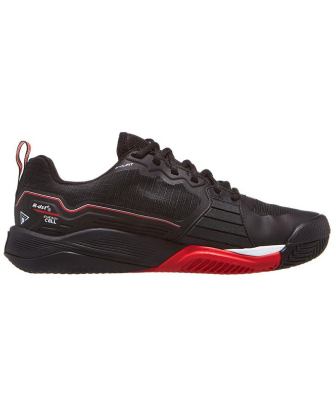 Zapatillas de Tenis Wilson Rush Pro 4.5 Clay Negro/Rojo Hombre