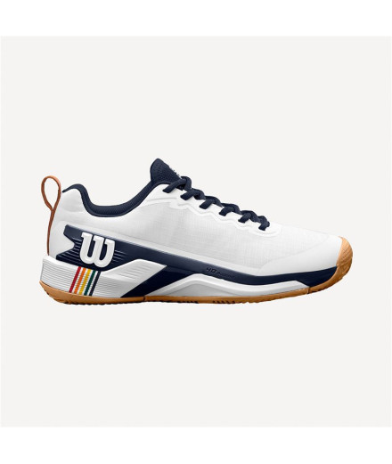 Sapatilhas de Tênis Wilson Rush Pro 4.5 Clay Rg Branco/N... Sapatilhas de Tênis Wilson Rush Pro 4.5 Clay Rg Branco/N...