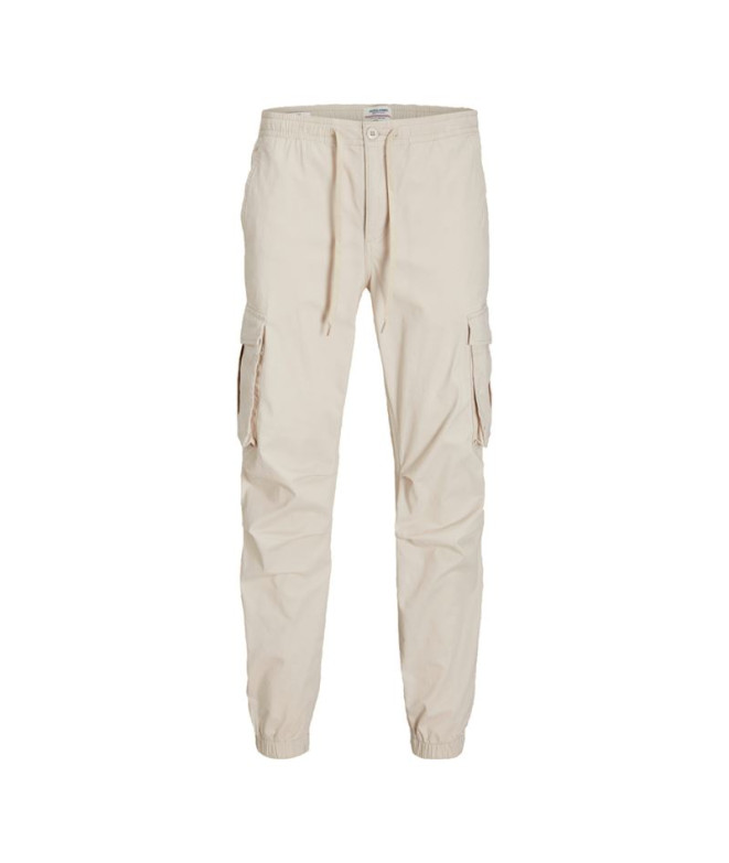 Pantalones Jack & Jones Jpstkane Noah Cuffed Cargo Noos Hombre Moonbeam