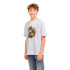Camiseta Menino Jack & Jones Joranatomy Skull Ss Crew Neck Sn Bright White