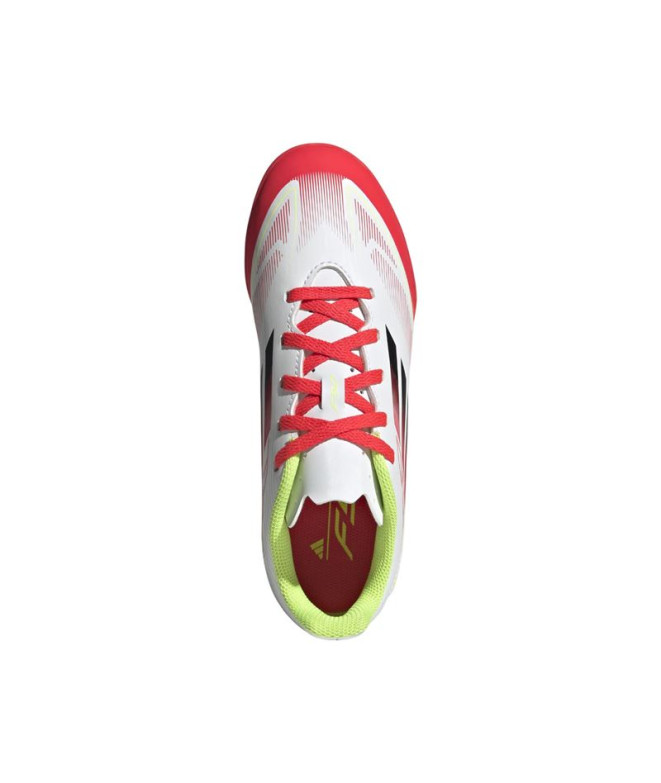 Botas de Fútbol adidas F50 Club TF Infantil Blanco