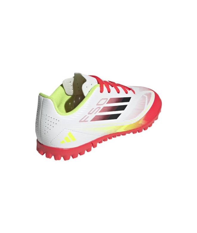 Botas de Fútbol adidas F50 Club TF Infantil Blanco