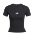 Camiseta adidas 3Bandas Sj Baby Mulher Negro/Branco