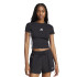 Camiseta adidas 3Bandas Sj Baby Mulher Negro/Branco