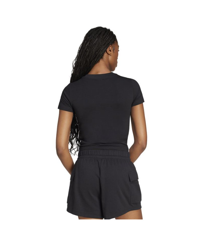 T-shirt adidas 3Bandas Sj Baby Femme Noir/Blanc