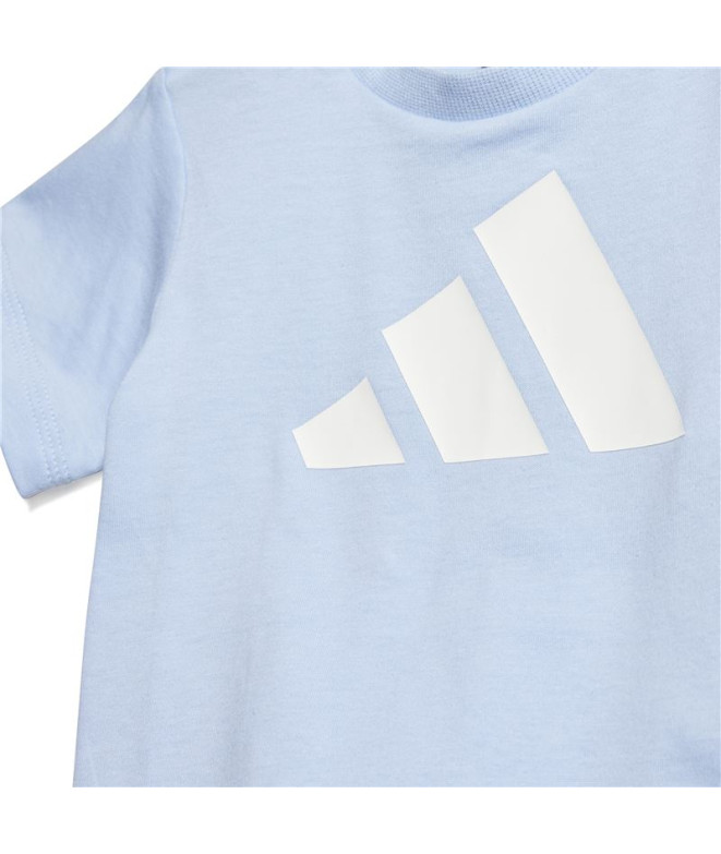 Conjunto adidas Set Bebês I Bl T- 160 Azul/branco
