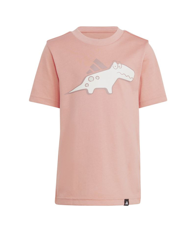Camiseta adidas Lk Adrpt Infantil Marrón