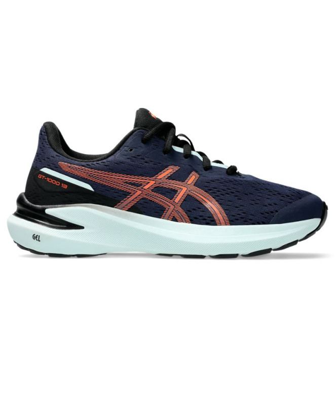 Zapatillas de Running ASICS Gt-1000 13 Gs Infantil Azul/Blanco