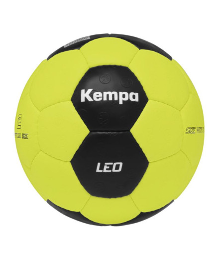 Balón de Balonmano Kempa Leo amarillo fluor/negro