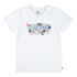 Camiseta Menina Levi's Lvg Ss Batwing Fill Branco brilhante