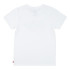 Camiseta Menina Levi's Lvg Ss Batwing Fill Branco brilhante