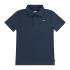 Polo Levis Polo Infantil Fita adesiva para o pescoço Lvb Azul