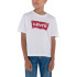 Camiseta Menino Levi's Lvb Golden Glow Batwing Branco brilhante