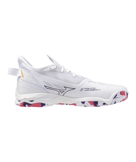 Chaussures Handball Mizuno Femme de Wave Mirage 5(W) Blanc