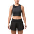Camiseta Trail Top Mulher de Nnormal Cropped Preto