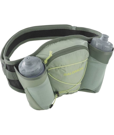 Ceinture de Montagne Salomon Cross 2 Bottles Vert