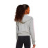 Sweat adidas French Terry Fille Jg 3Bandas Fz Cro Grey/Pink
