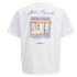 Camiseta Homem Jack and Jones Jorislington Back Bright White