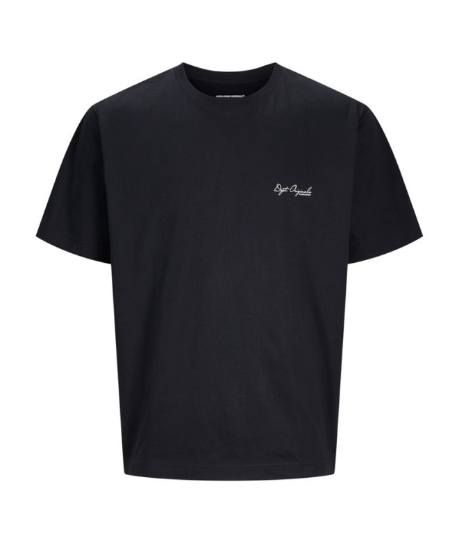 Camiseta Jack and Jones Jorislington Back Hombre Black
