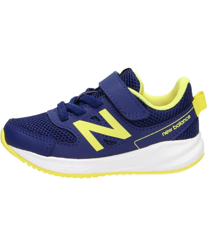 Chaussures Fitness New Balance par 570v3 Bungee Lace Blue Bébés