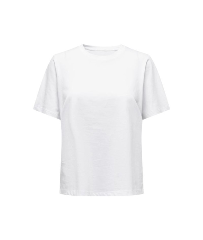 Camiseta Mulher Only Onlonly S/S Jrs Branco