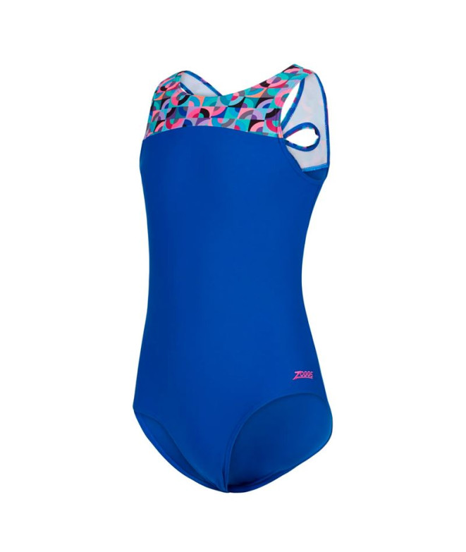 Bañador de Natación Zoggs Infinity Back Niña