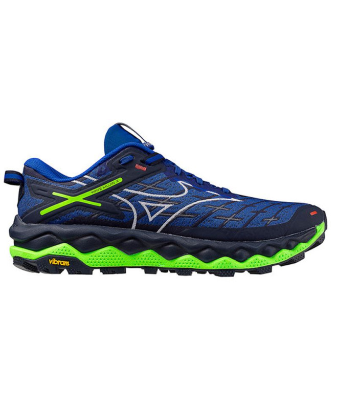 Chaussures Trail Mizuno Homme de Wave Mujin 10 bleu cobalt