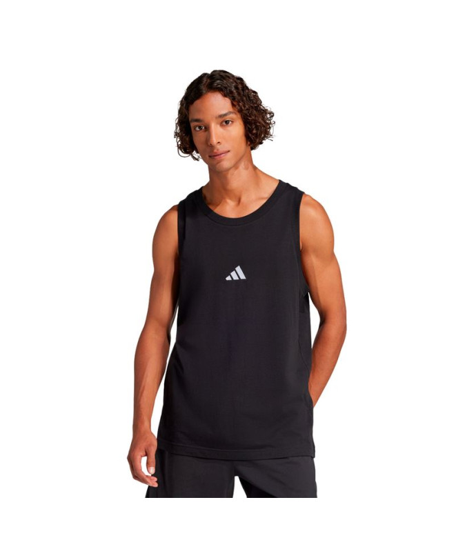 Camiseta adidas Homem SL Tank Preto/Branco