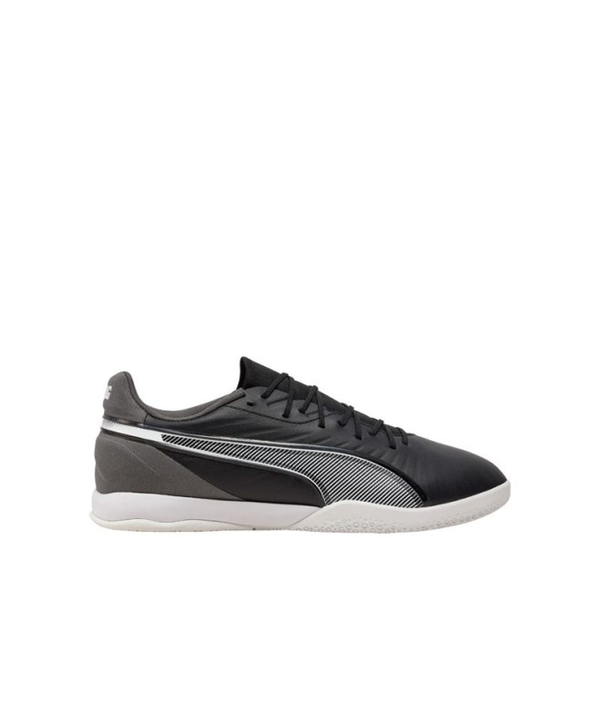 Sapatilhas de futebol sala Puma King Match It, preto/branco