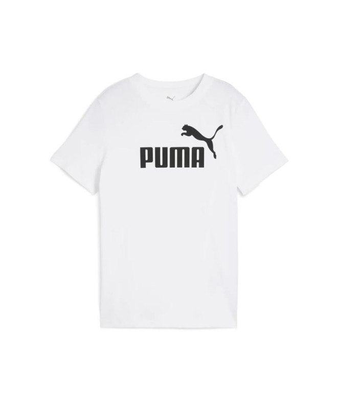 Camiseta Puma Essentials No. 1 Logo G, branco Menina