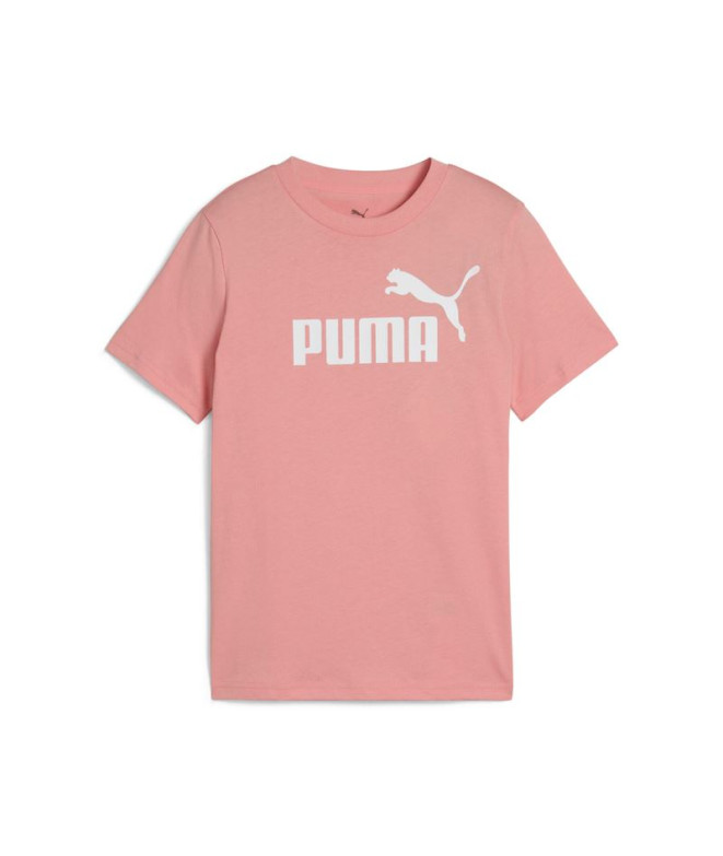 Camiseta Puma Essentials No. 1 Logo G Rosa para mulher