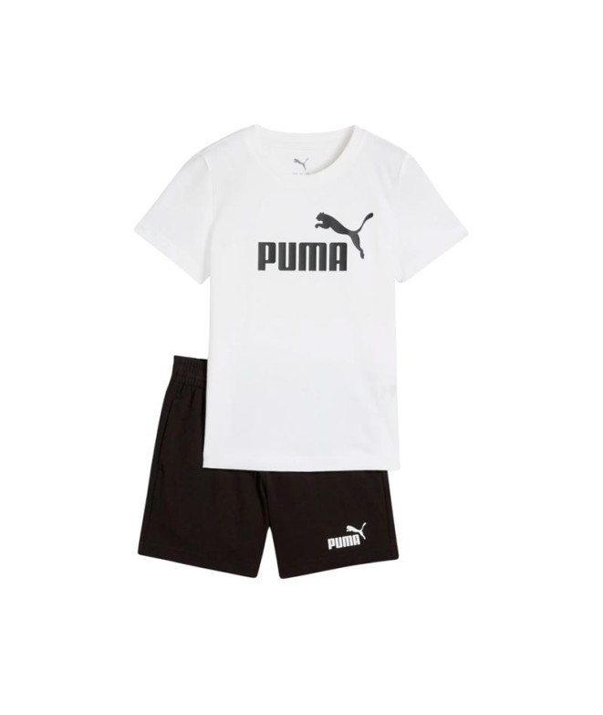 Fato de treino Puma Essentials No.1 Logo An, branco Menino