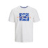 Camiseta Homem Homem Jack & Jones Jjcolton Tee SS Crew Neck LN White